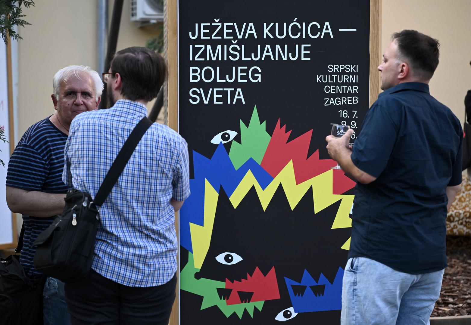 Izložba "Ježeva kućica- izmišljanje boljeg svijeta” otvorena je u četvrtak u prostorijama zagrebačkog Srpskog kulturnog centra, a jedan od eksponata je i originalni rukopis "Ježeve kućice", kultnog djela Branka Ćopića