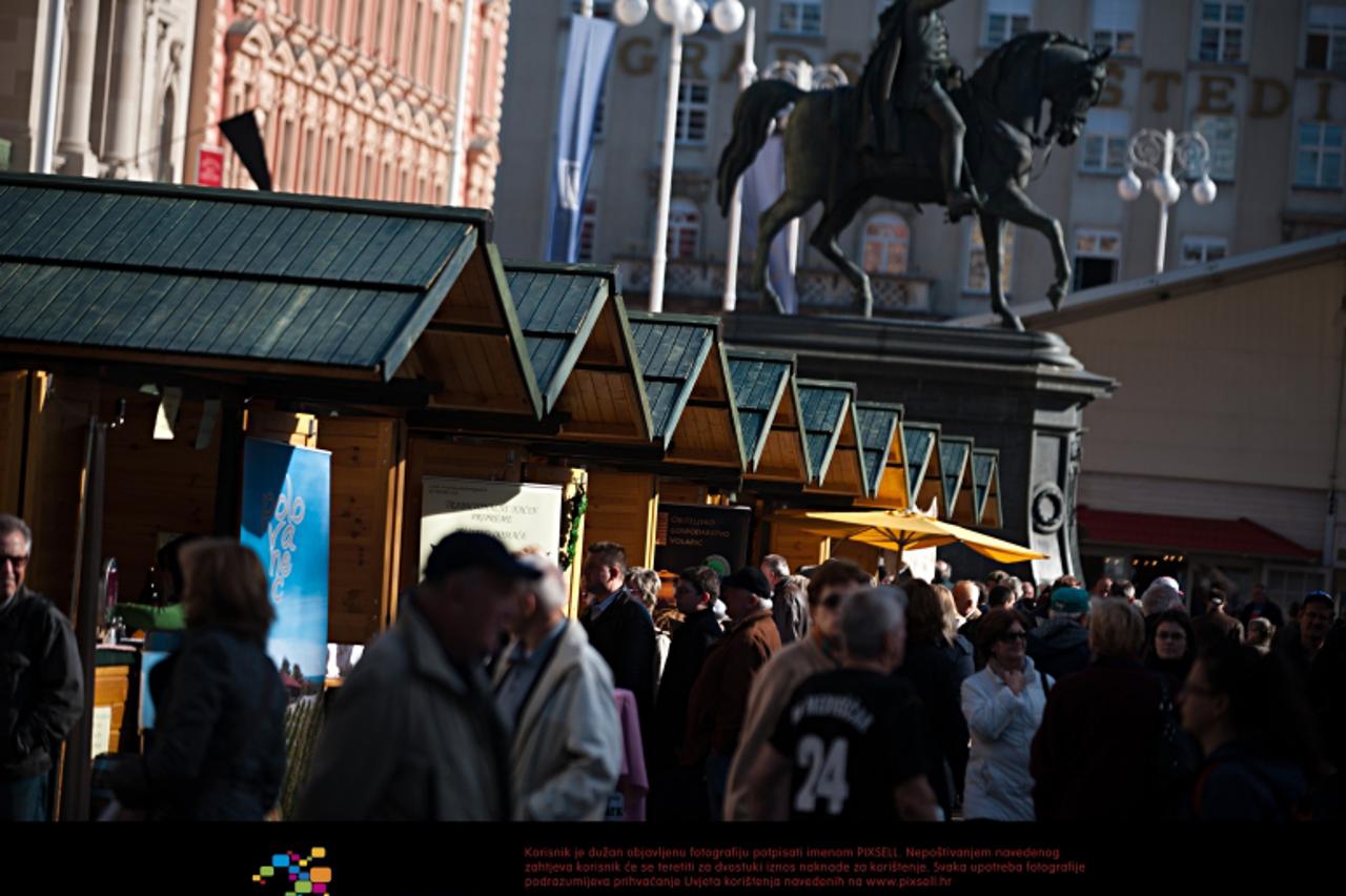 '08.11.2012., Zagreb -  Zagreb i njegovi gradjeni zivnuli dolaskom sunca, nakon par ruznih i hladnih dana.  Photo: Daniel Kasap/PIXSELL'