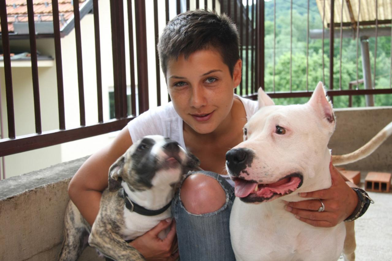 '09.06.2011. Duga Resa - Sandi Krizan ukraden pas americki stafordski terijer star 4. mjeseca zove Sergeant. Postenom nalazniku nudi nagradu u iznosu tri tisuce eura. Sanda Krizan ima uzgajivacnicu, i