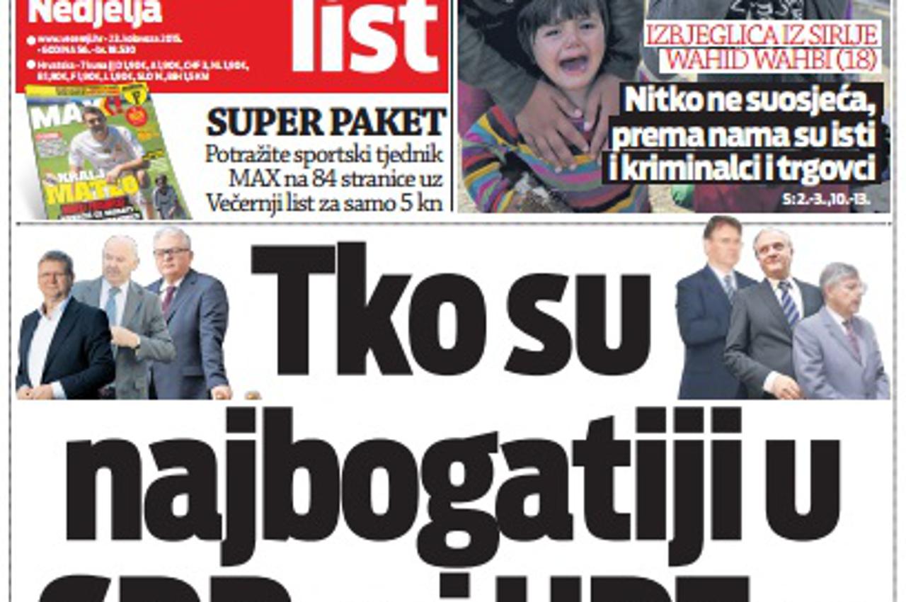 Naslovnica 22.8.2015.