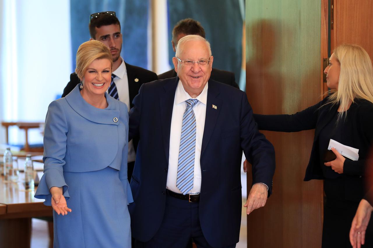 Zagreb: Kolinda Graba-Kitarović i Reuven Rivlin dali izjave nakon sastanka