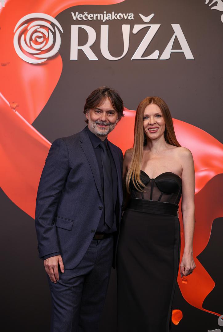 Direktor i glavni urednik Večernjeg lista Dražen Klarić  u pratnji sa suprugom Rosom Klarić