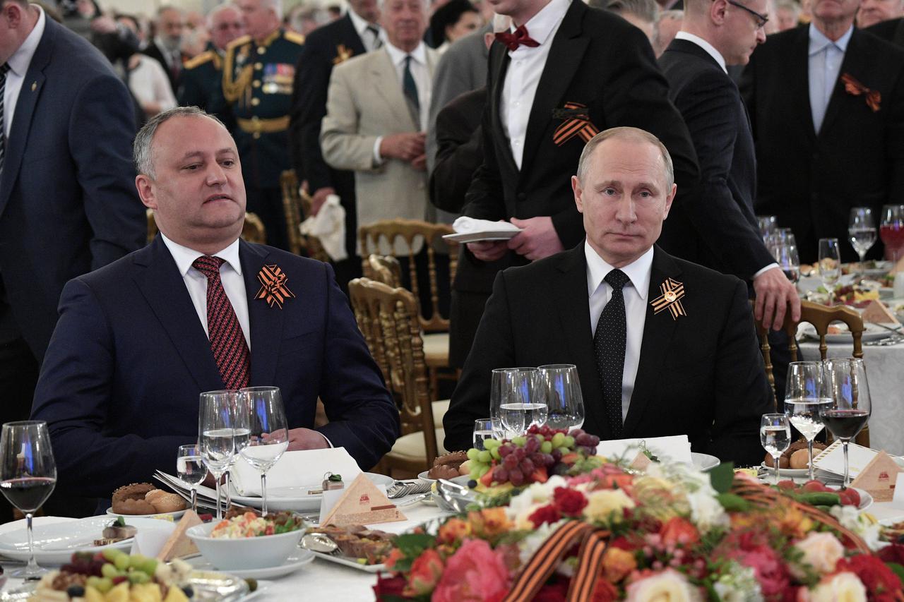 Igor Dodon i Vladimir Putin