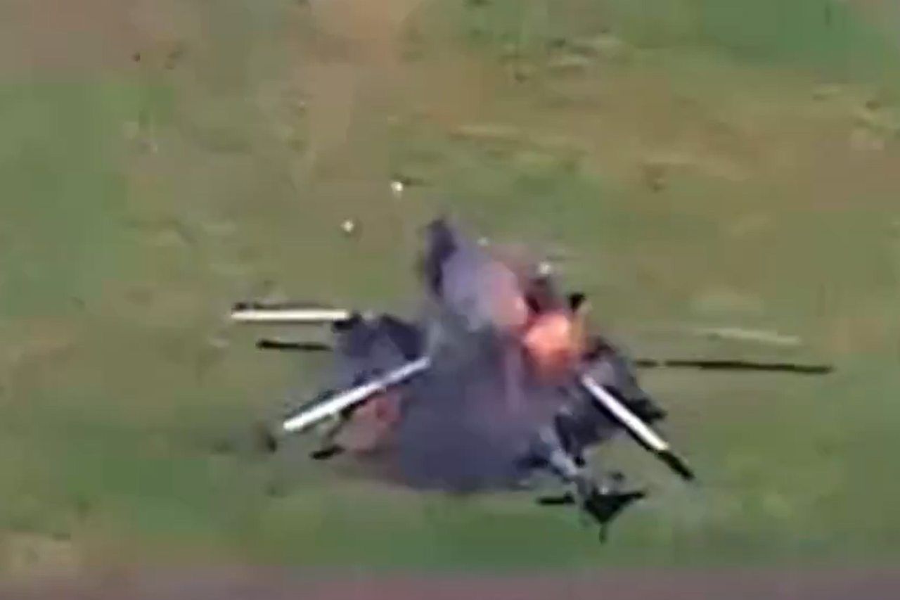 Napad na ruski helikopter