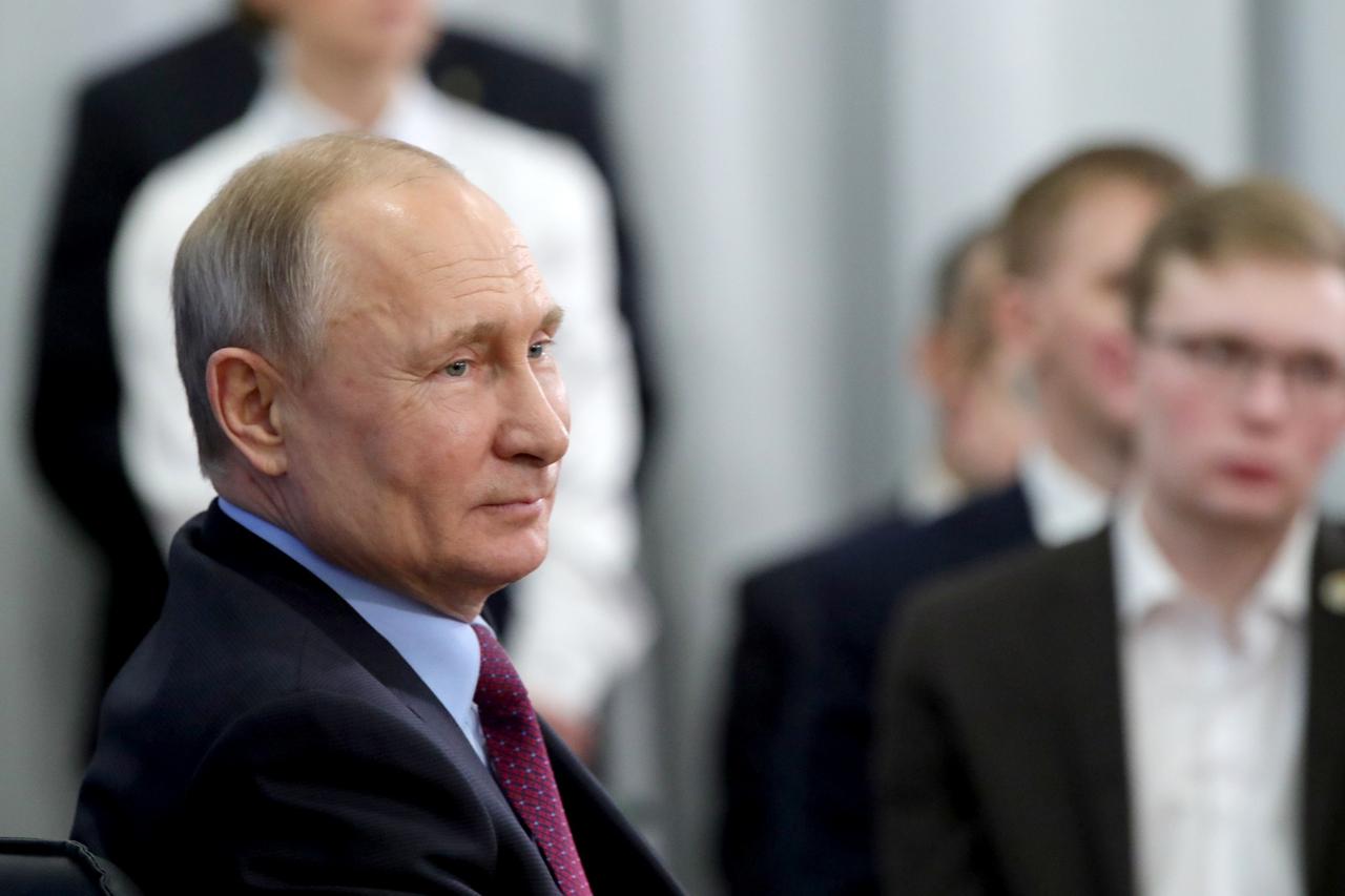Russian President Putin visits Cherepovets