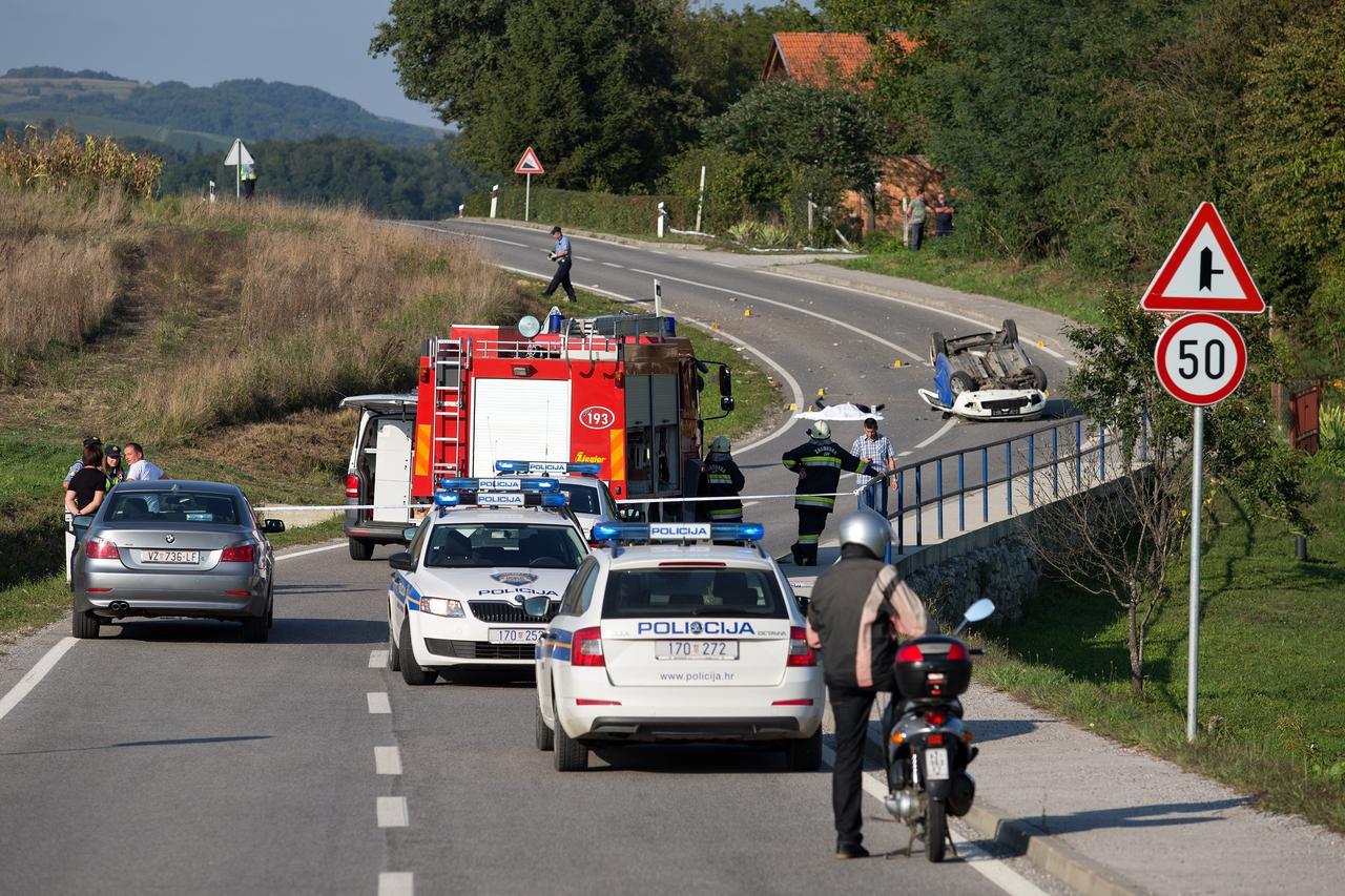 Dvije osobe poginule u nesreći kod Krapine