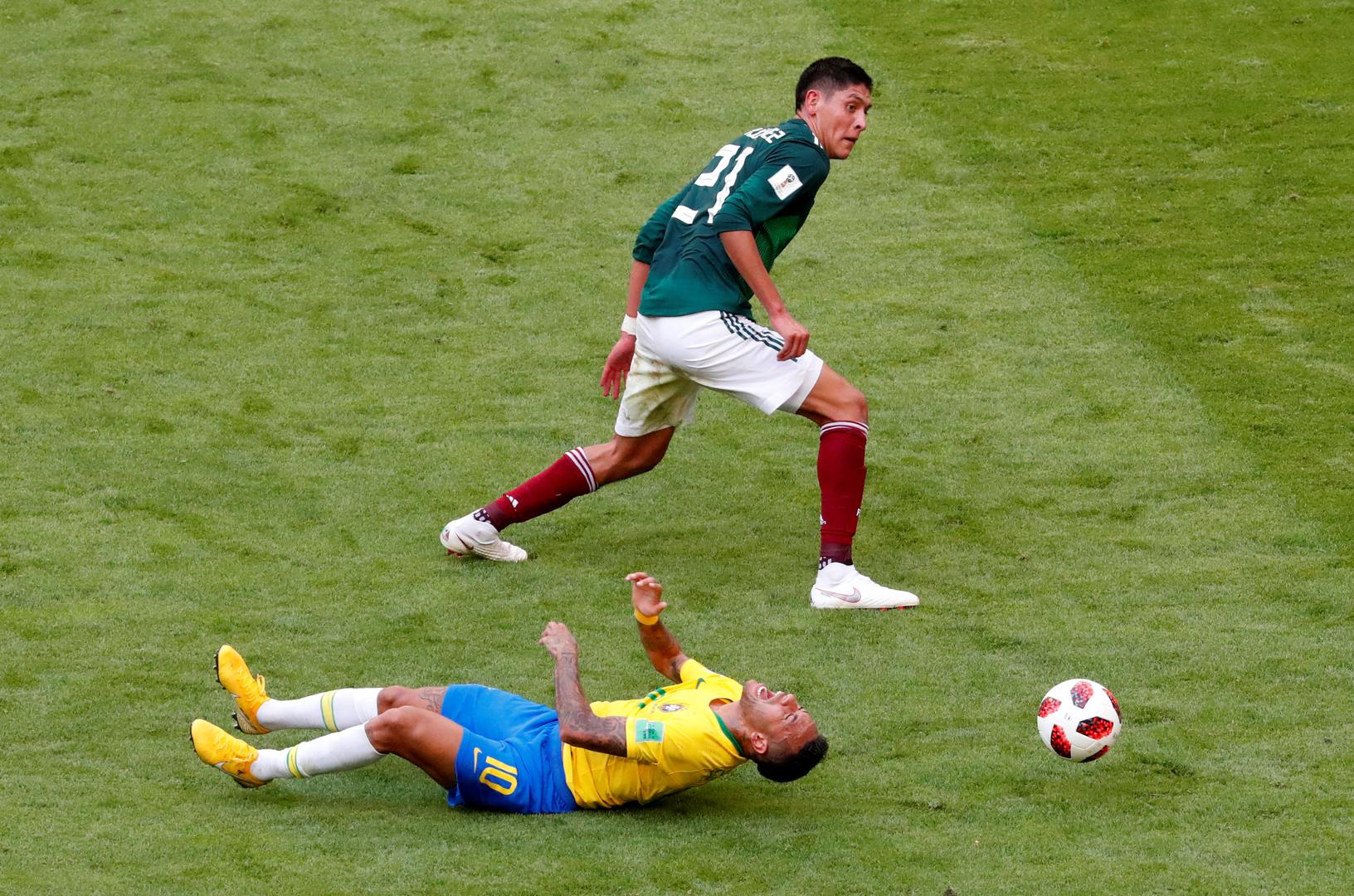 Posebno se to odnosi na utakmicu s Meksikom kada ga je nagazio Layun, a Neymar se previjao u bolovima