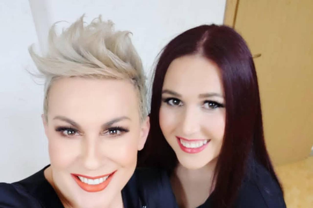 Ruža Janjiš i mentorica Indira Levak