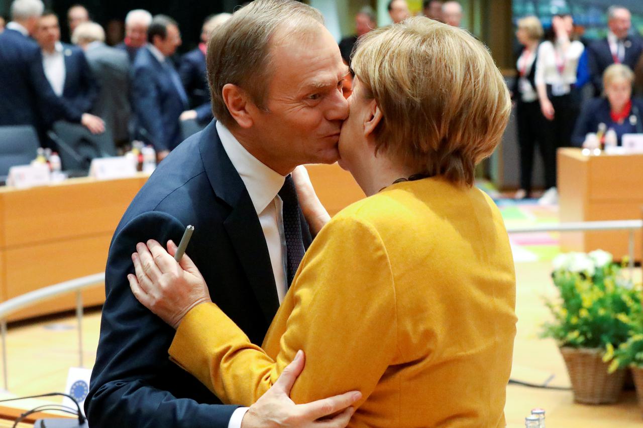 Tusk i Merkel