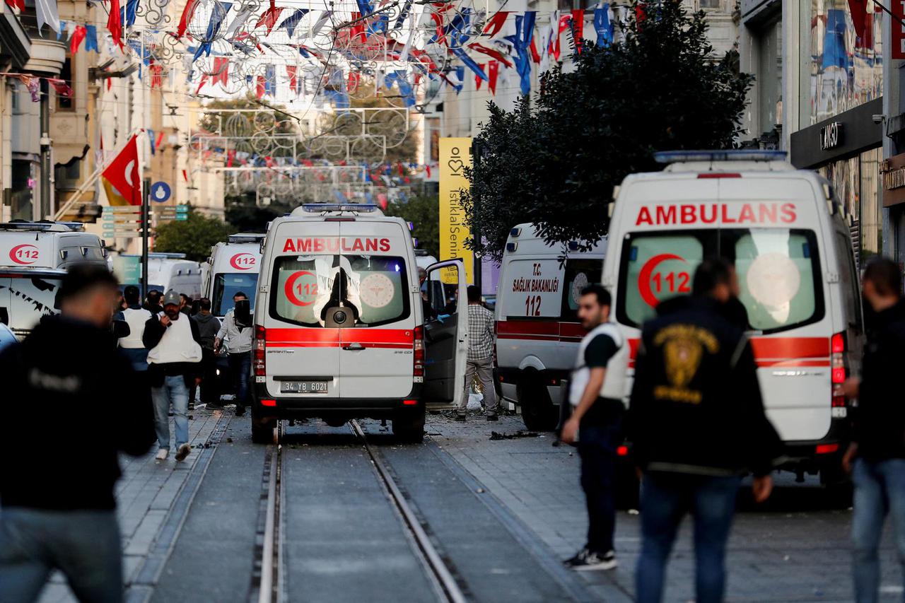 Explosion in central Istanbul's Taksim area