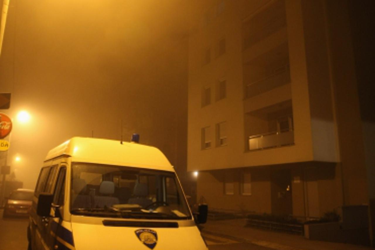 '01.01.2013., Zagreb - U stanu u Ogrizovicevoj 34 pronadjen ozlijedjen muskarac bez znakova zivota.  Photo: Dalibor Urukalovic/PIXSELL'