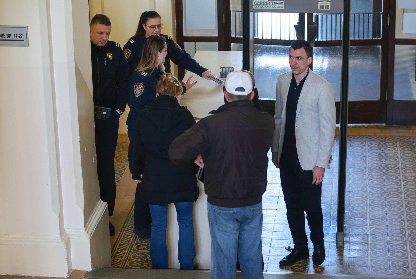 11.02.2025., Osijek - Mario Mandzukic dolazi na sud u svojstvu svjedoka na sudjenje Mamicima. Photo: Davor Javorovic/PIXSELL