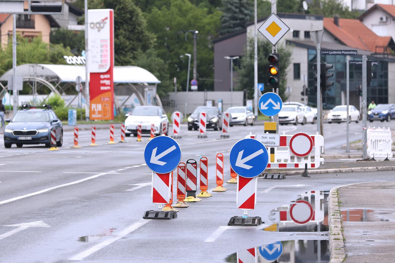 Zagreb: Počeli radovi na nadvožnjaku, promet u Zagrebačkoj za sada bez problema