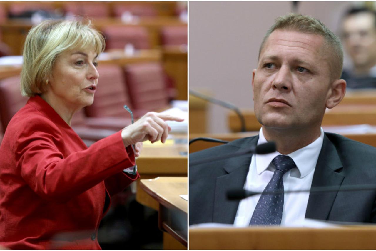 Vesna Pusić i Krešo Beljak