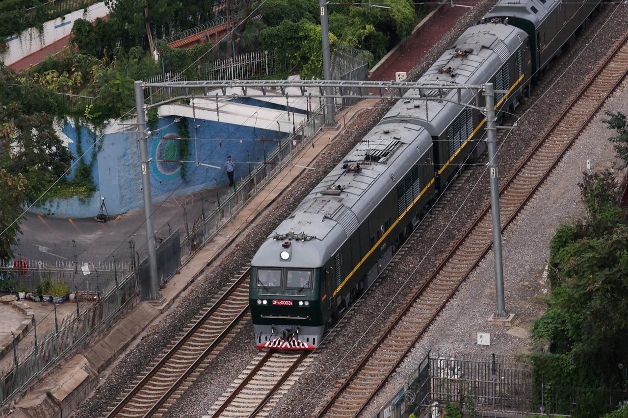 Train believed to be carrying North Korean leader Kim Jong Un arrives in Beijing
