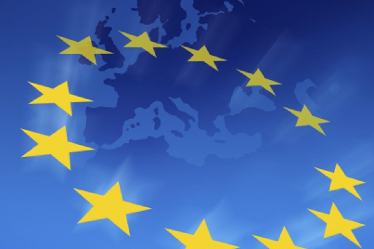 'European union concept, digital illustration. '