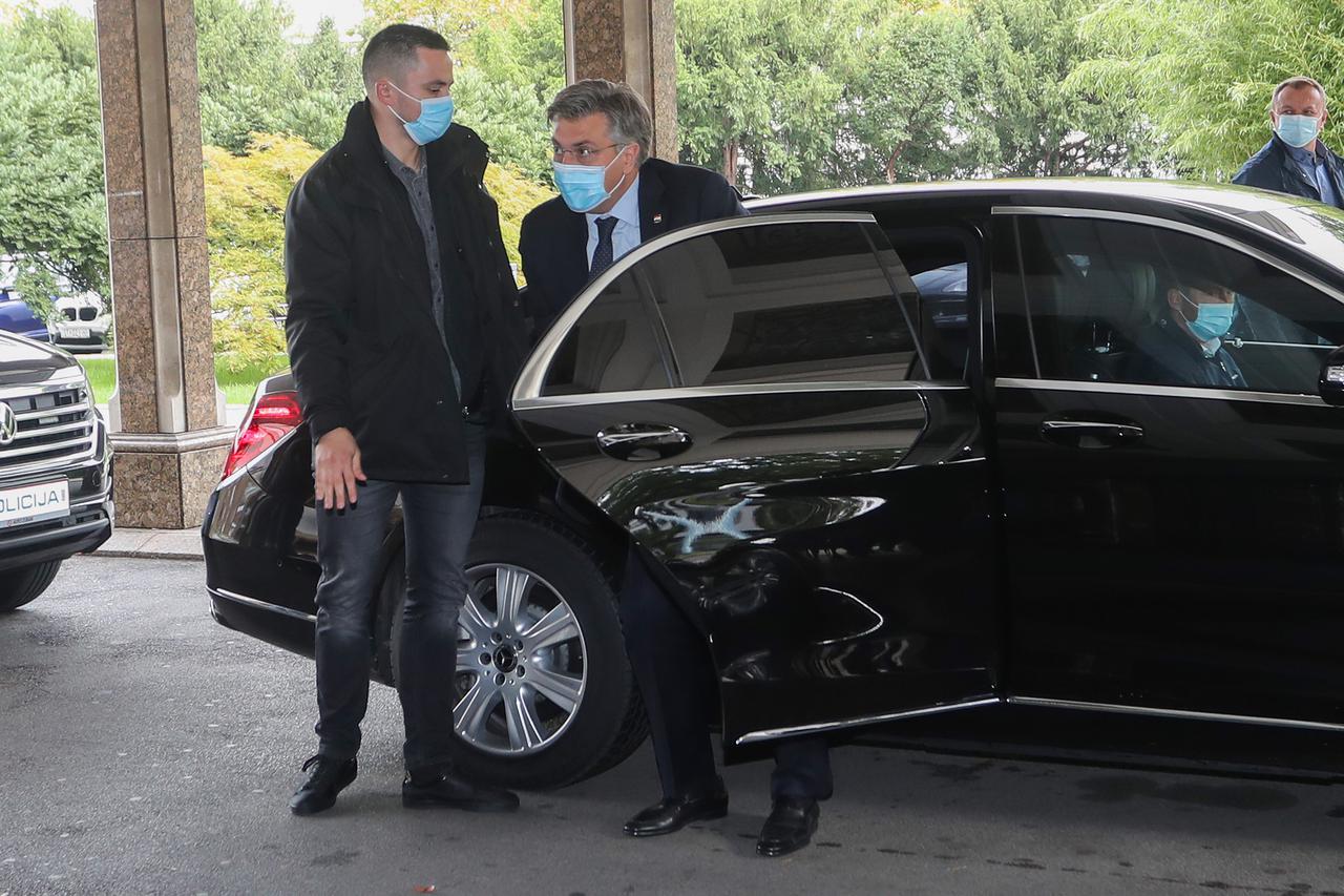 Zagreb: Sastanak Zajednice branitelja HDZ-a "Gojko Šušak" s Andrejem Plenkovićem