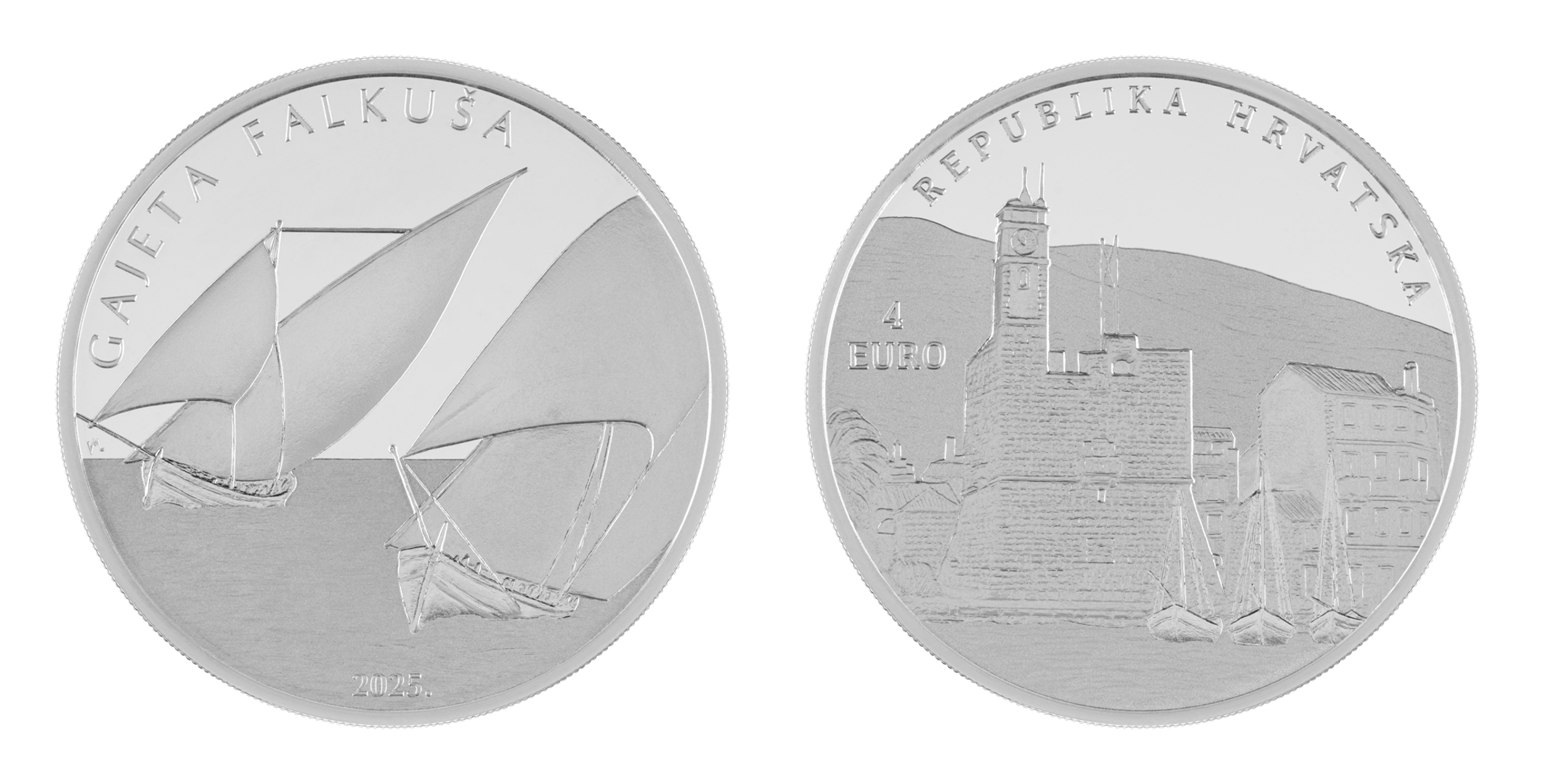 Srebrnjak „Gajeta falkuša“ 1 unca