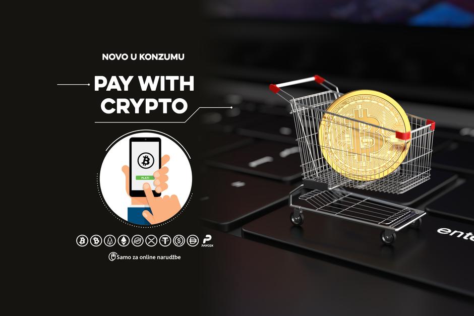 Konzum je prvi trgovački lanac u Hrvatskoj u kojem možete plaćati kriptovalutama