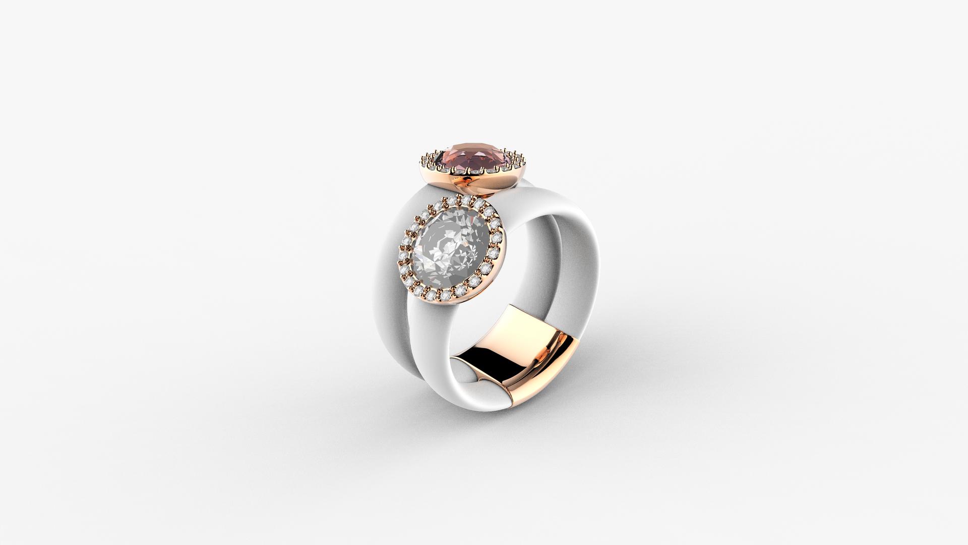 Zaks, prsten sa srebrnim elementima, redovna cijena 800 kn, cijena s  popustom 600 kn