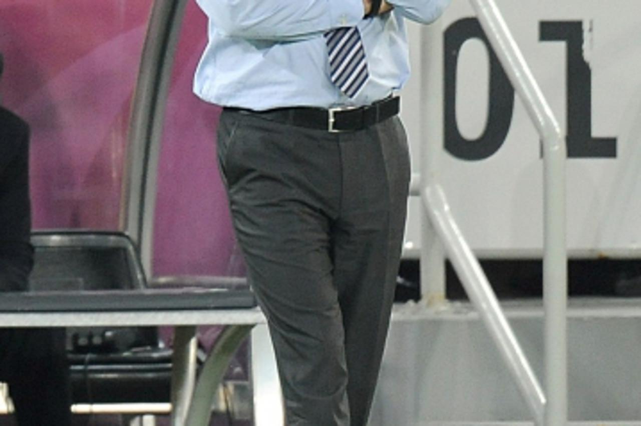 'France manager Laurent Blanc on the touchlinePhoto: Press Association/PIXSELL'
