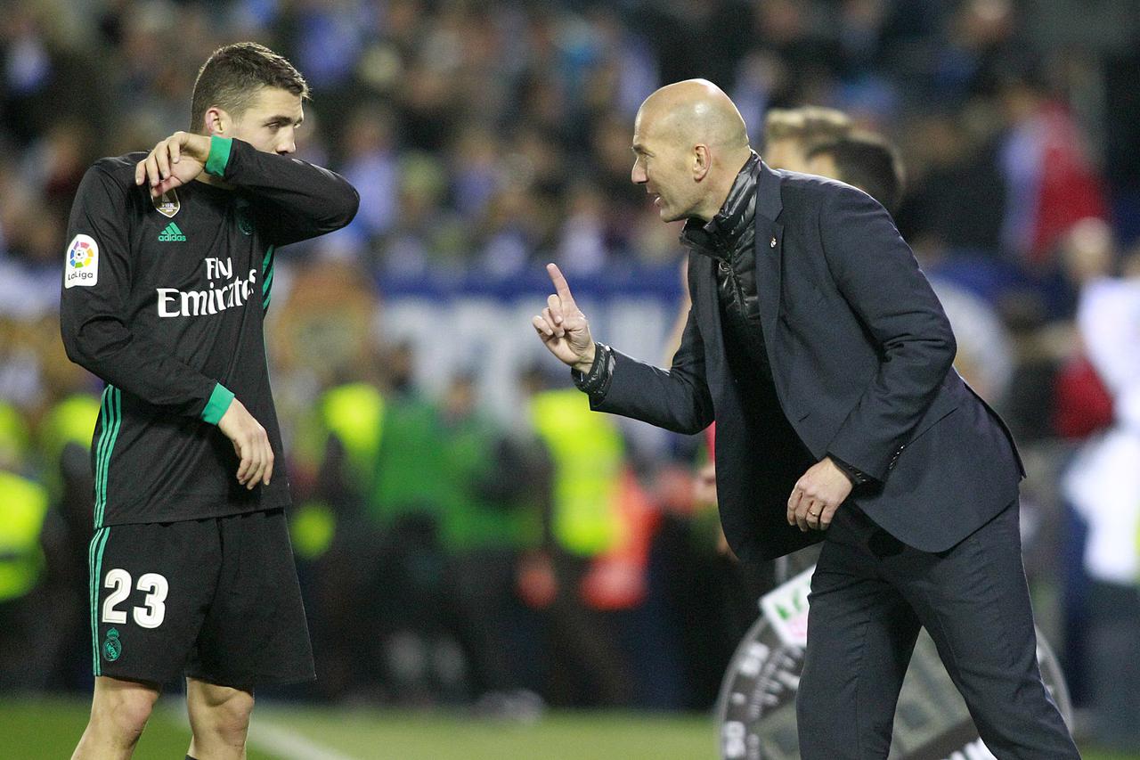 Mateo Kovačić i Zinedine Zidane