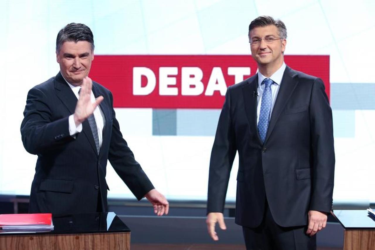 Debata Milanović Plenković 