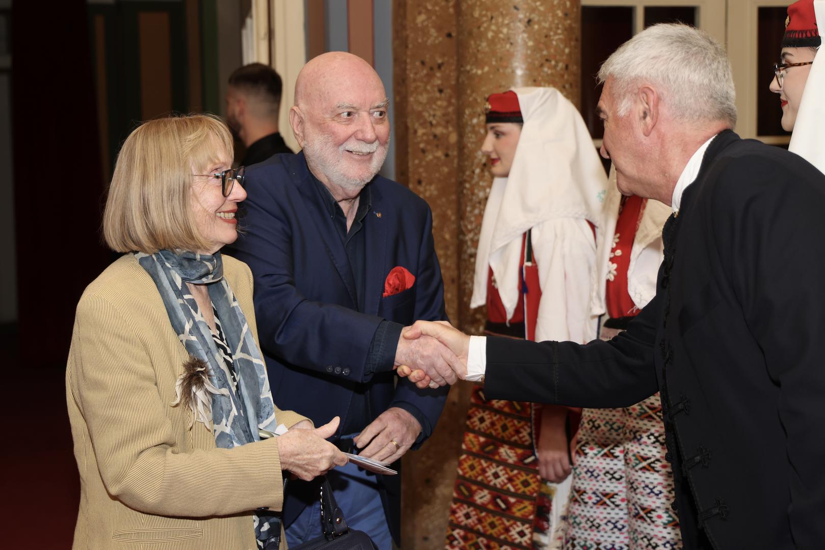 Slikar Matko Trebotić sa suprugom Hannelore