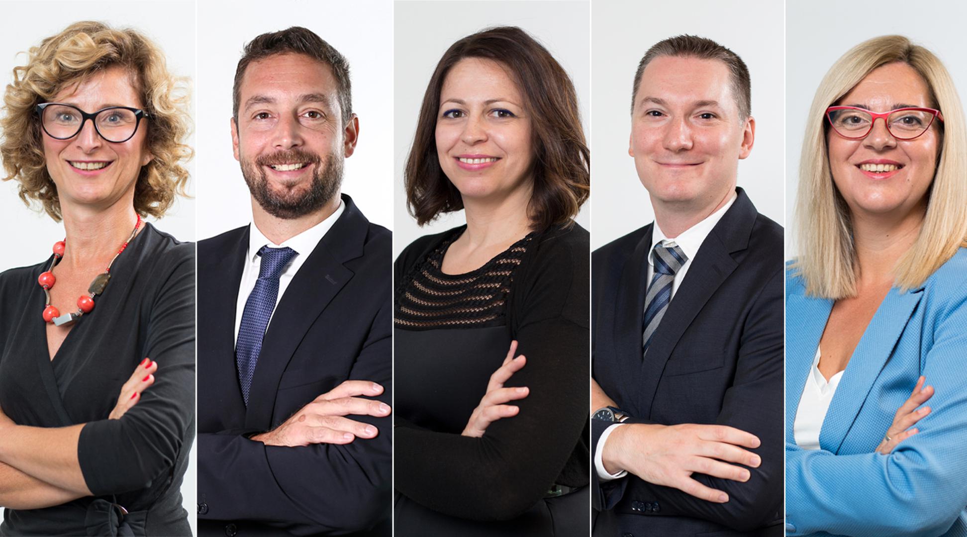 Helga Bubanović Devčić, Tomislav Čutura, Marta Glasnović, Filip Hitrec i Maja Šuber