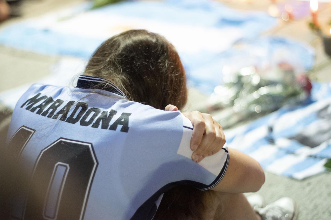 Hommage à Diego Maradona à Buenos Aires