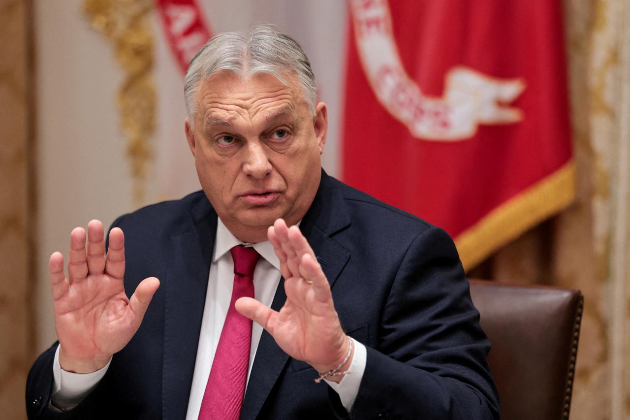 FILE PHOTO: U.S. President Trump meets with Hungary's Prime Minister Orban at the White House