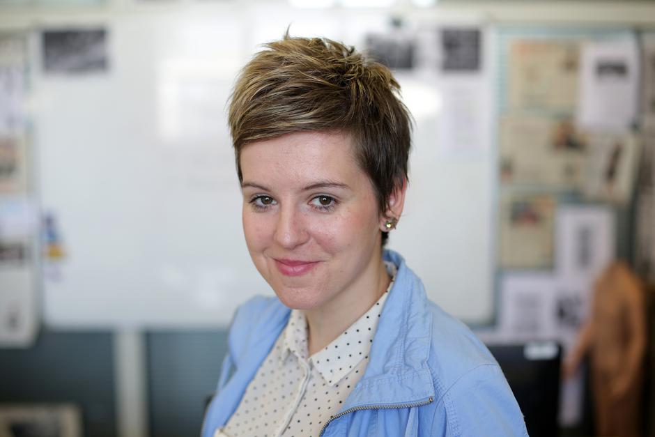 08.05.2015., Zagreb - Reprtaza o informativnom magazinu Nove TV, Provjereno. Josipa Pletikosic. Photo: Grgur Zucko/PIXSELL