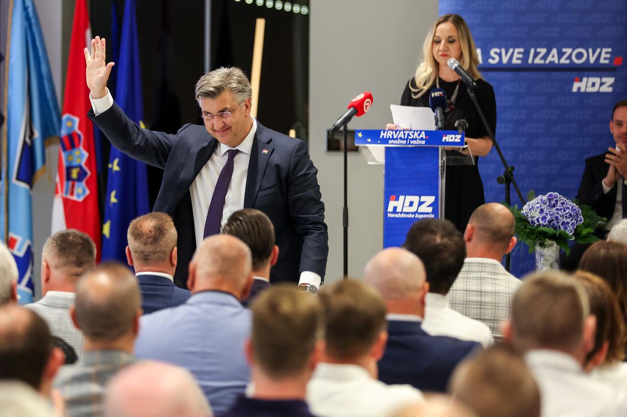 Varaždin: Predstavljanje kandidata za europske izbore s liste HDZ-a