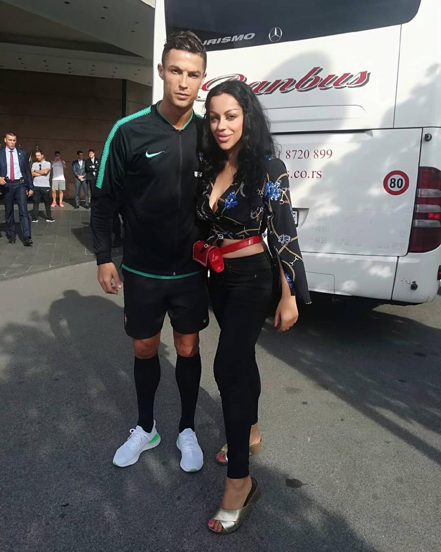Upoznala ga je prije dvije godine, više se puta fotografirala s njim, a prošlog tjedna opet se susrela s njim kada je Portugal igrao u Srbiji.