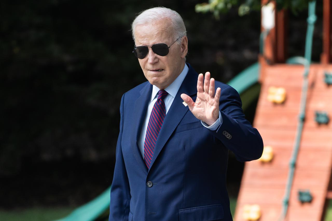 Biden departs the White House en route to en route to Brunswick, Maine