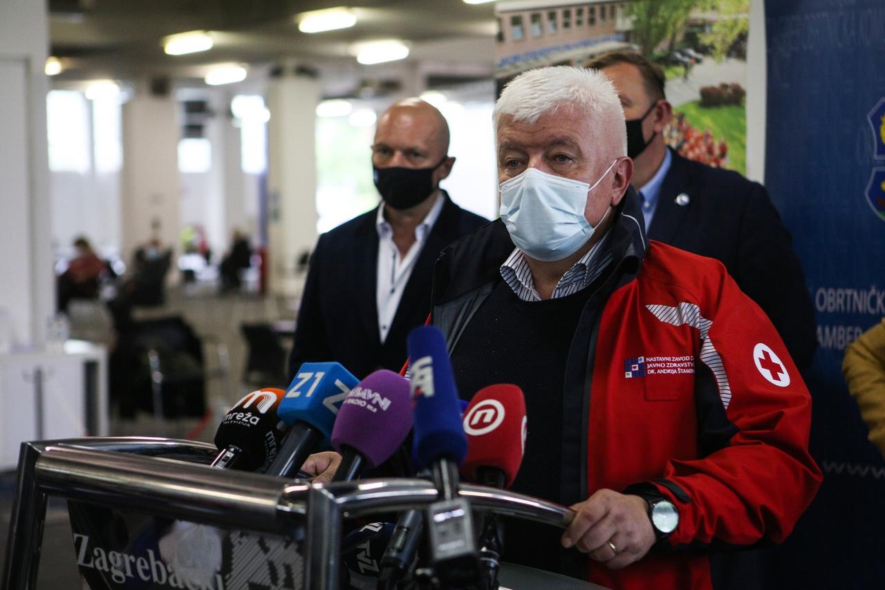 Na Zagrebačkom velesajmu započelo cijepljenje obrtnika i njihovih zaposlenika