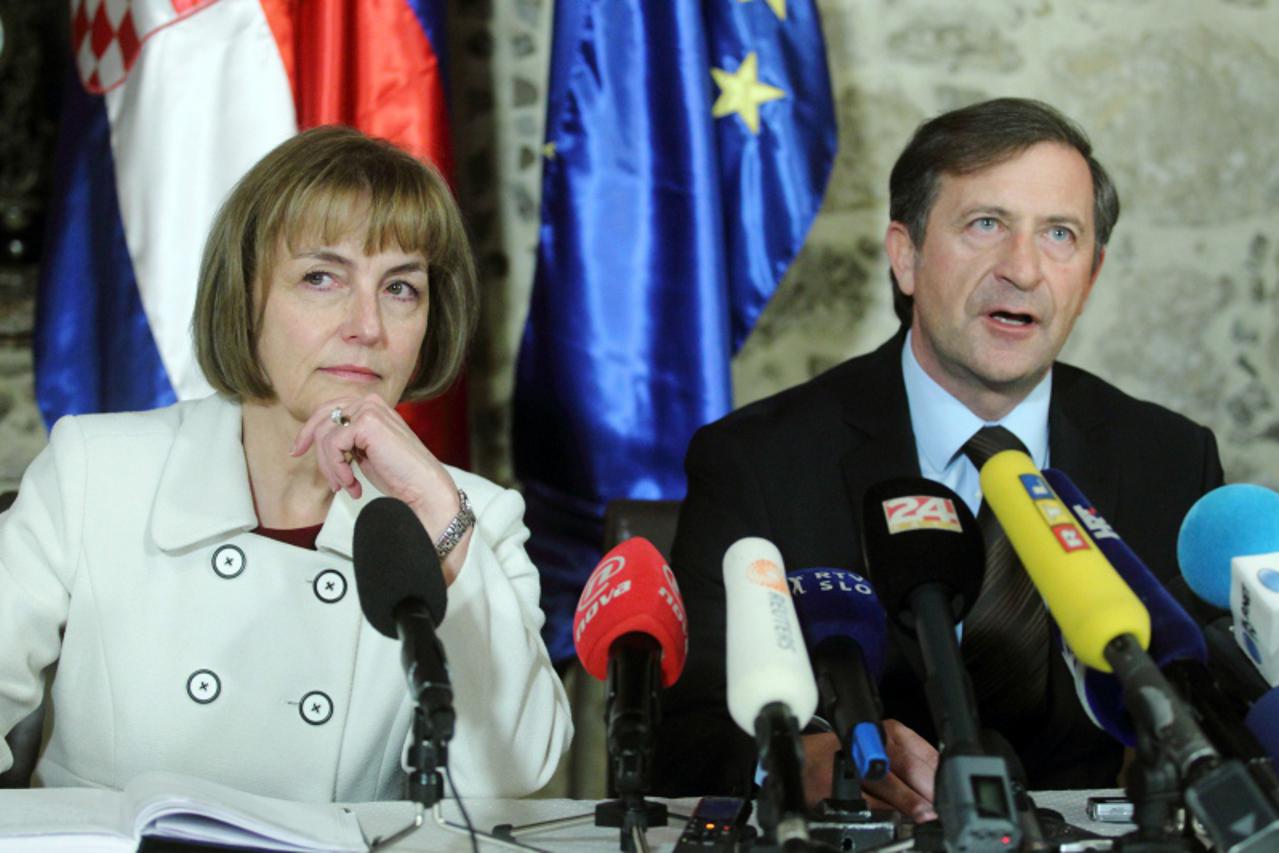Vesna Pusić,Karl Erjavec
