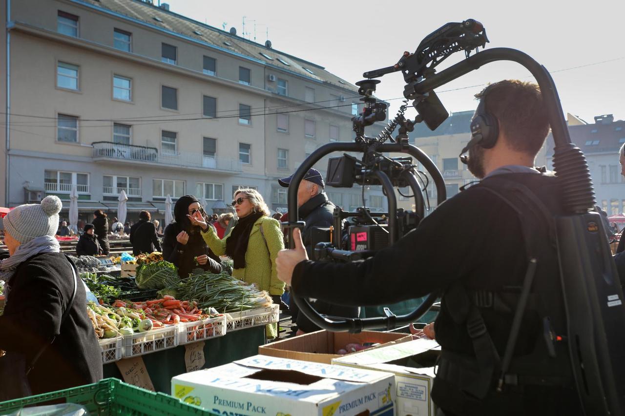 Zagreb: Snimanje filma na Dolcu