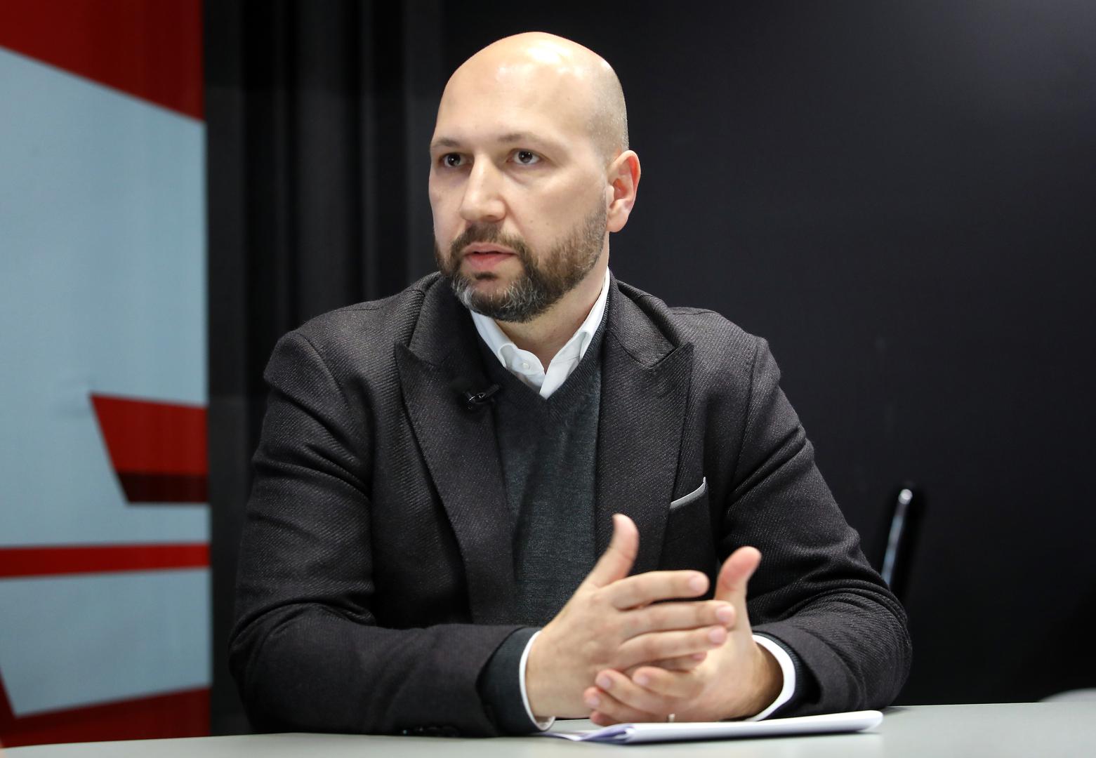 19.02.2021.Zagreb- Mihael Zmajlovic, SDP-ov kandidat za zupana.
Photo: Boris Scitar/Vecernji list/PIXSELL