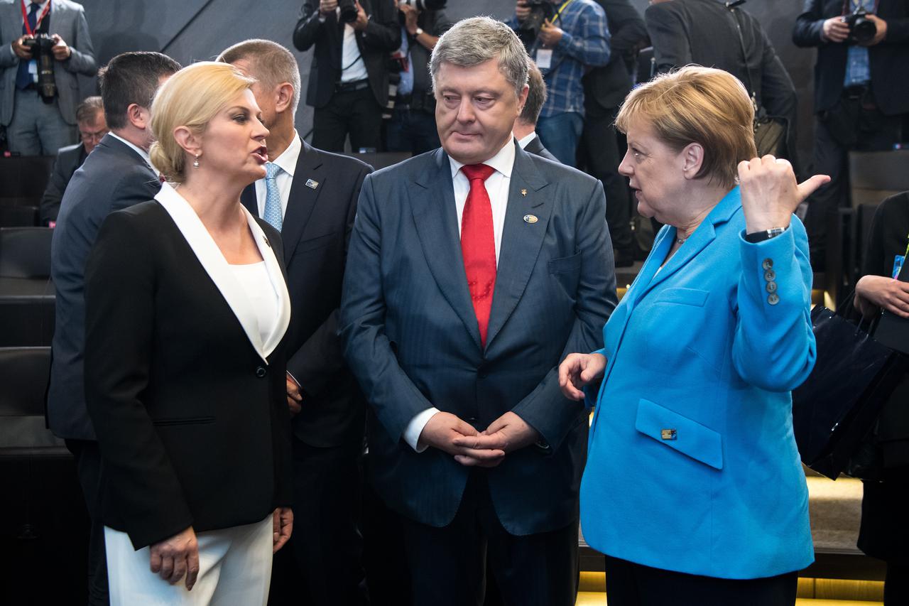 Kolinda Grabar-Kitarović i Angela Merkel