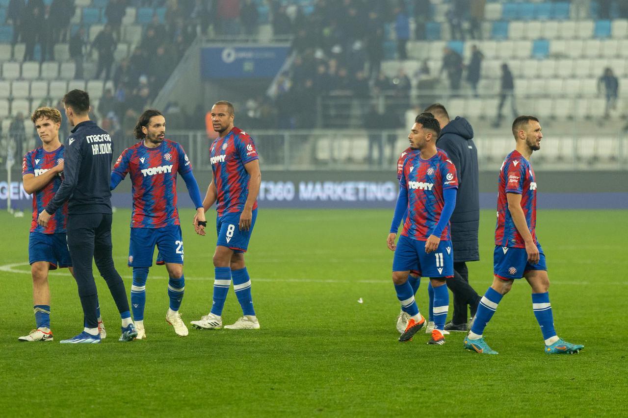 Osijek: U derbiju 21. kola SuperSport HNL-a Osijek i Hajduk odigrali 1:1