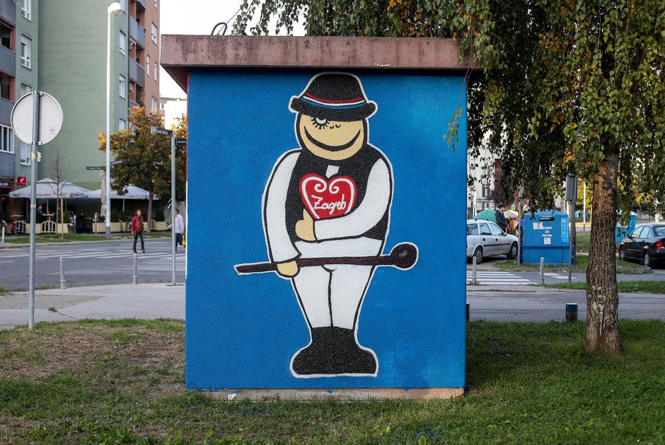 Zagreb: Murali i grafiti Bad Blue Boysa posvećeni Dinamu