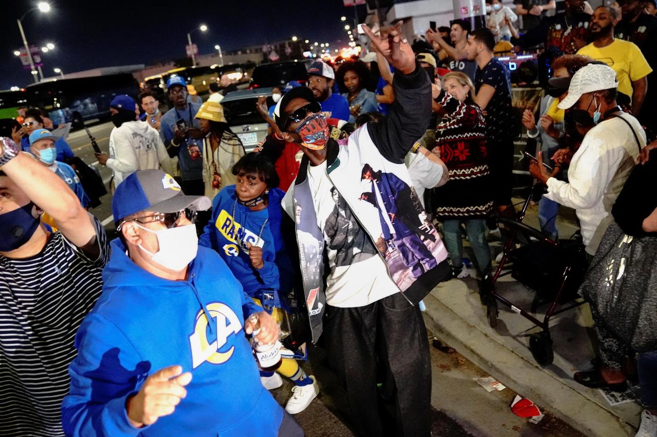 Super Bowl LVI, in Inglewood