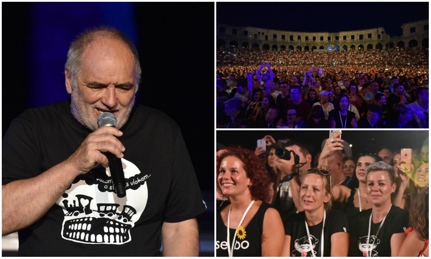 Đorđe Balašević sinoć je ponovno oduševio hrvatsku publiku. Tri godine od posljednjeg koncerta jedan do najvećih kantautora s ovih prostora hrvatskoj u pulskoj Areni priredio je koncert za pamćenje.