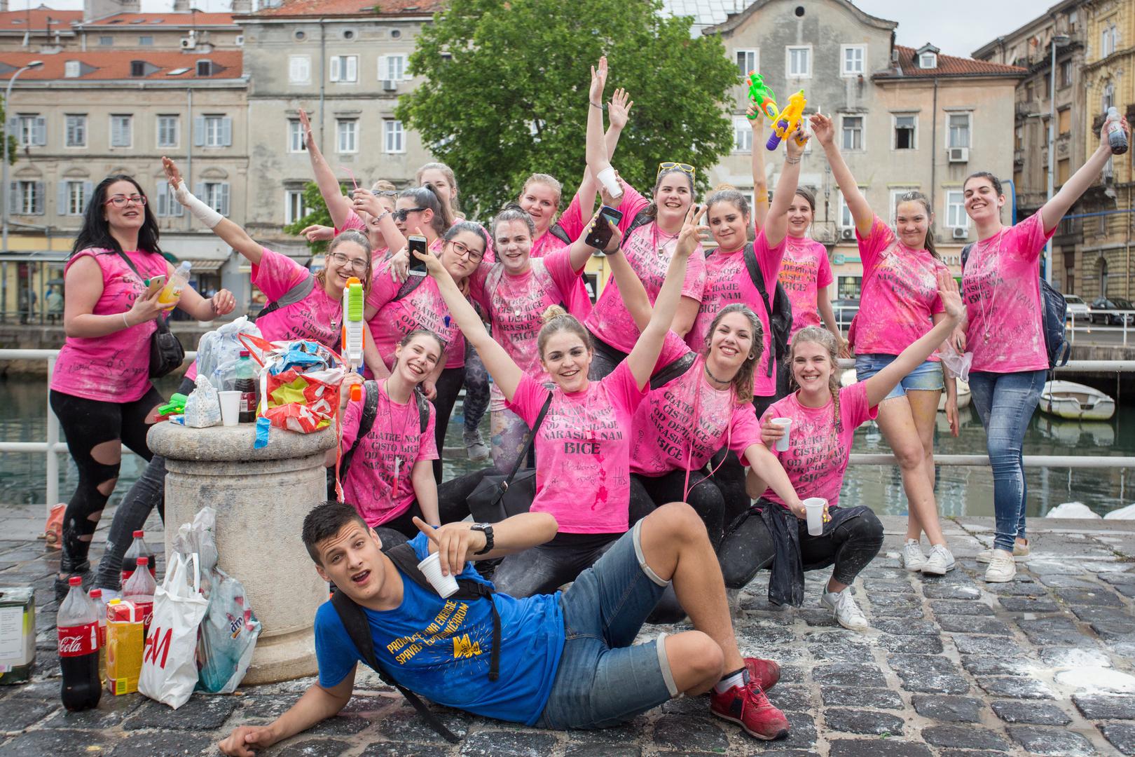 Maturanti diljem Hrvatske slave svoj posljednji srednjoškolski dan.
