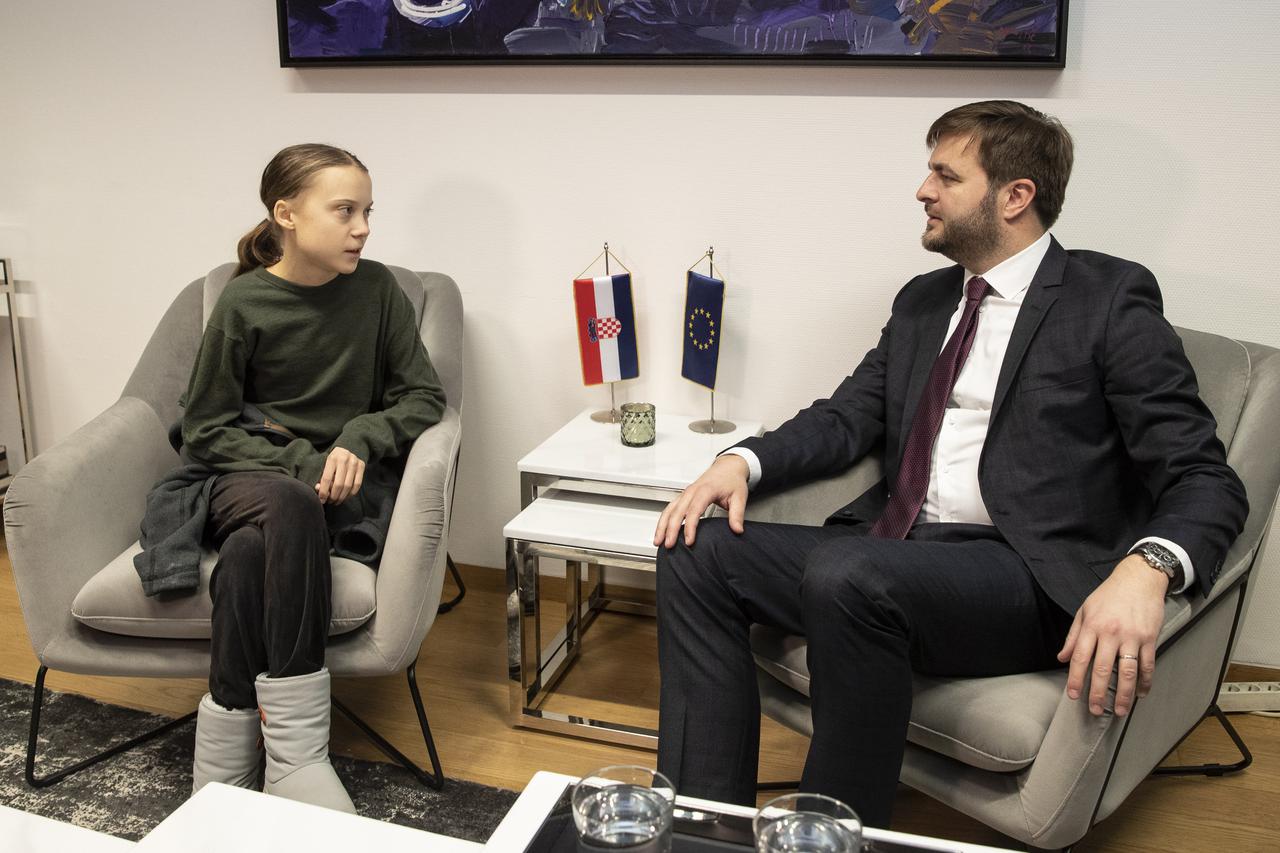 Tomislav Ćorić i Greta Thunberg