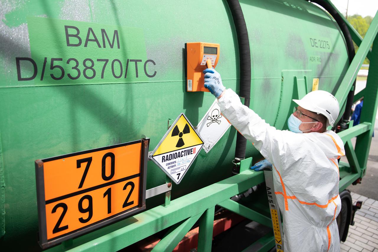 Last uranium transport of Wismut GmbH