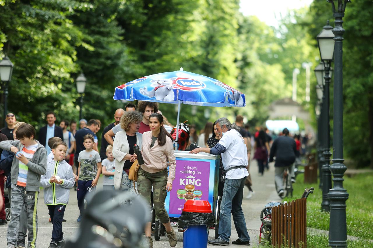 Zagreb: U park Maksimir vratili se sladoledar i ulični svirači