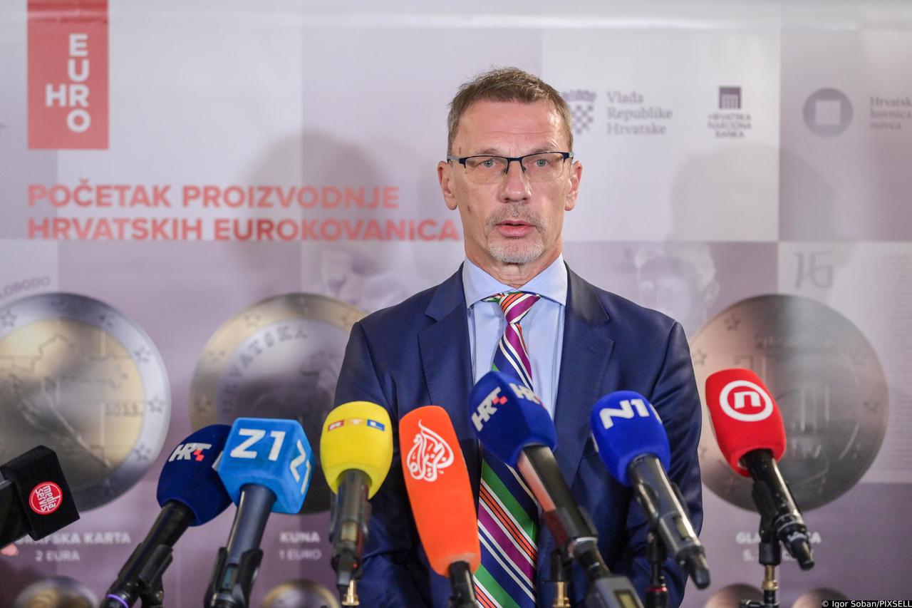 Zagreb: Izjava guvernera Borisa Vujčića nakon godišnjeg brifinga Hrvatske narodne banke
