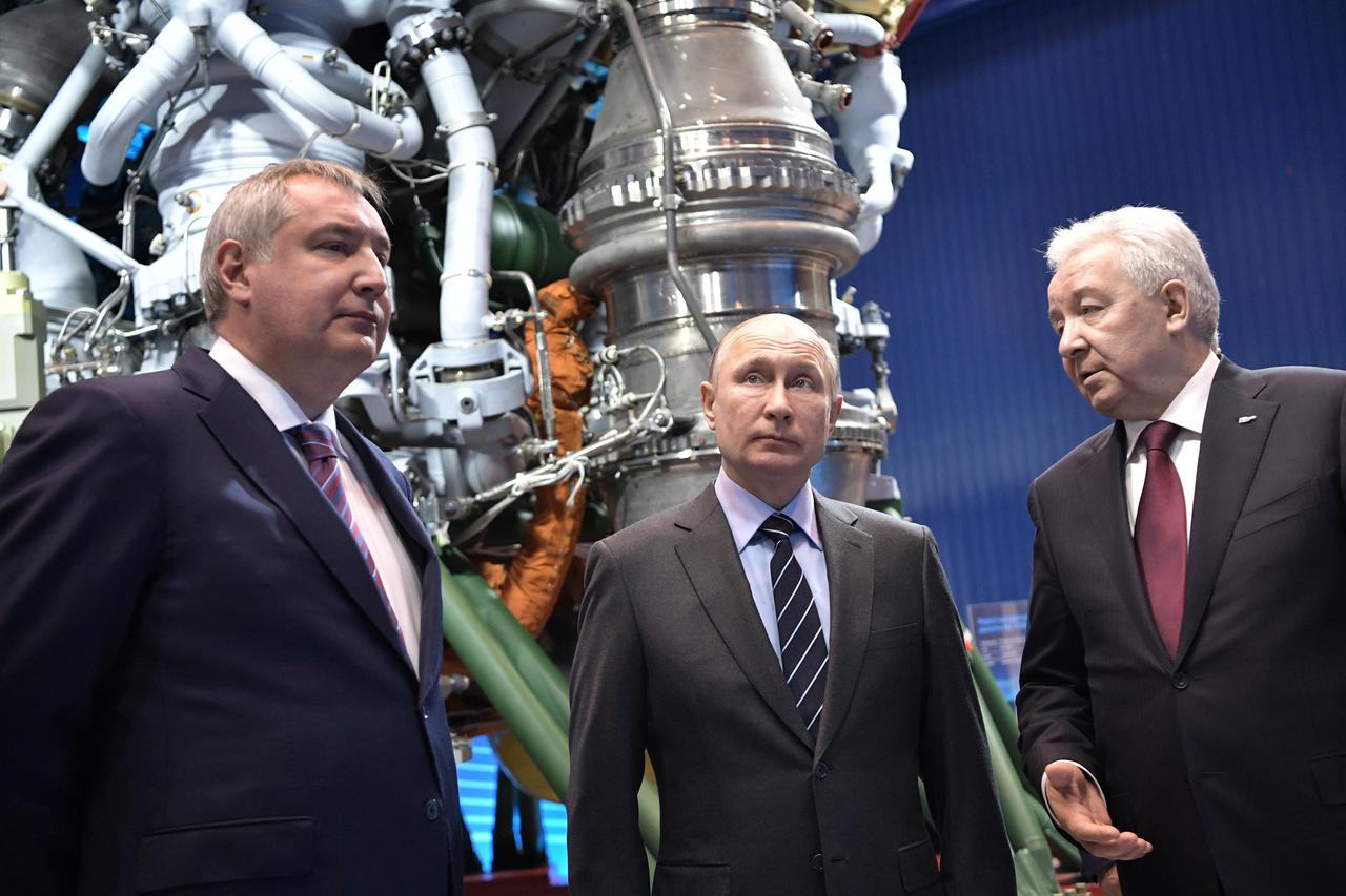 Dmitry Rogozin I Vladimir Putin